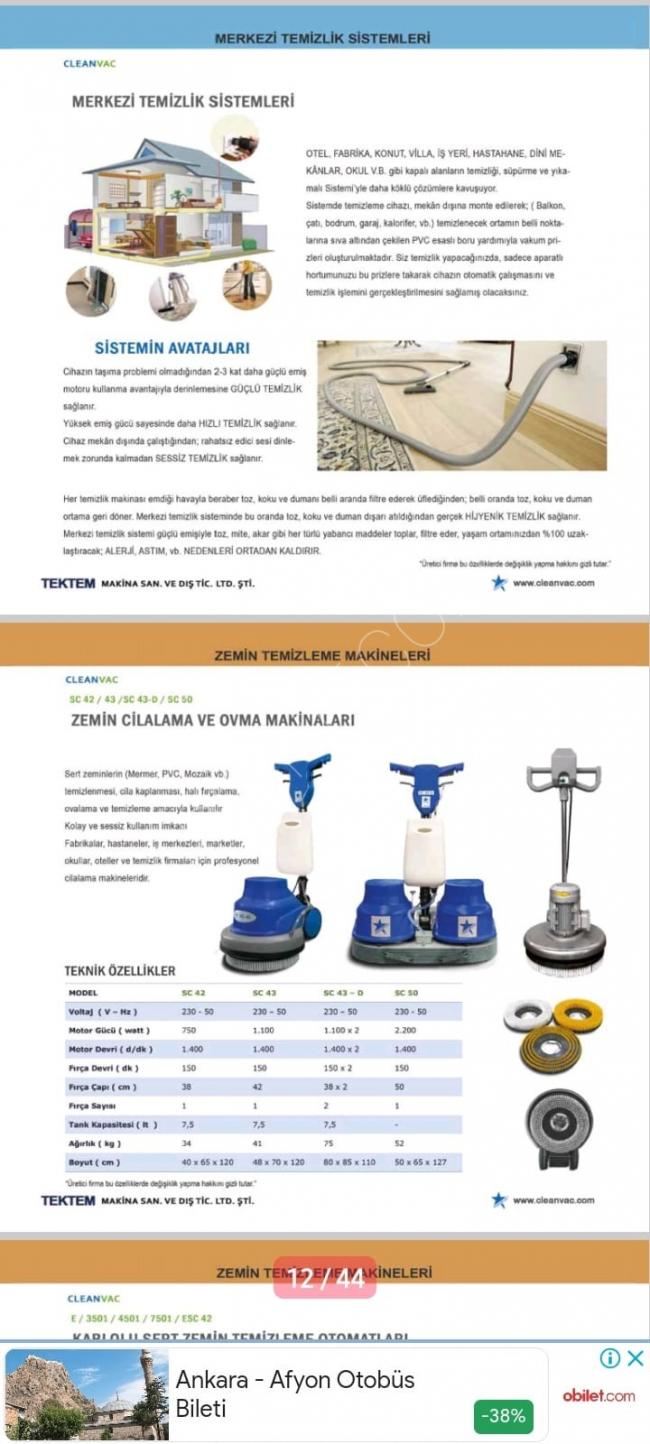 Floor and carpet cleaning machine