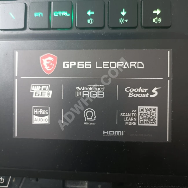 Laptop msi Gp66