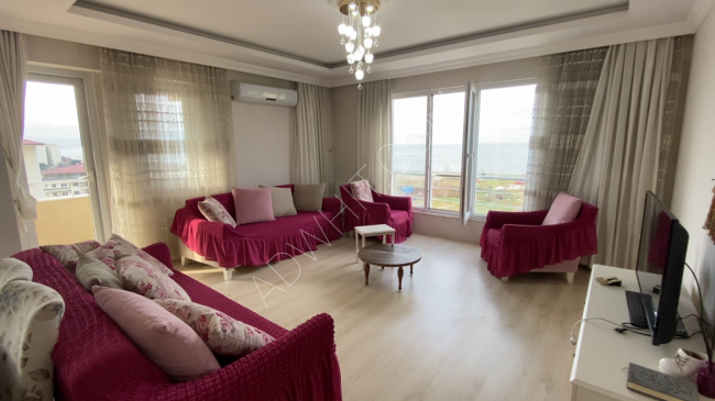 Fully furnished apartment with full sea and nature views at the beginning of Arsin district