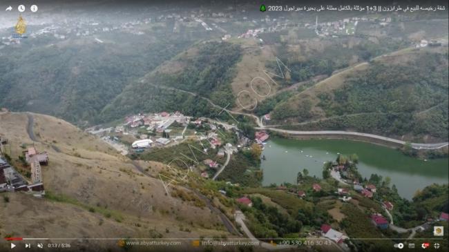 Trabzon'da Sera göl manzaralı full eşyalı satılık ucuz daire