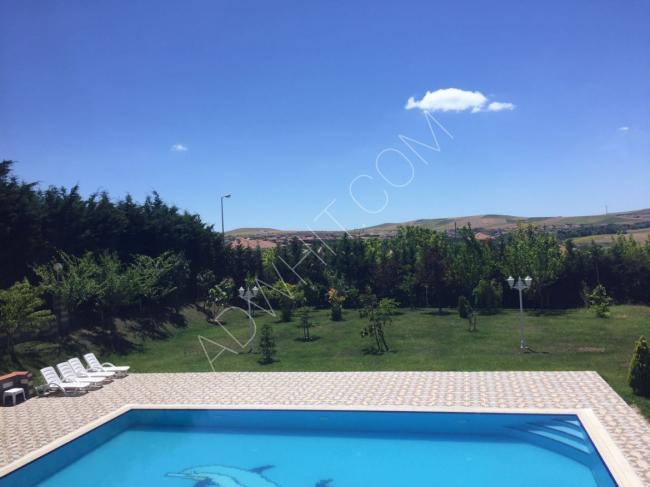 Villa for daily rent, 6 bedrooms, swimming pool and garden 2500 square meters