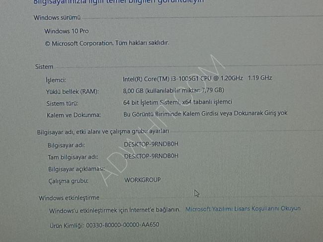 Laptop tenth generation warranty one and a half years