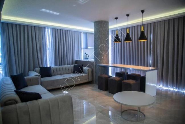 Bursa'da günlük, haftalık ve aylık kiralık turizm amaçlı kiralık otel konseptinde daire