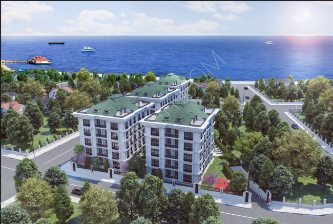 A project with a full sea view