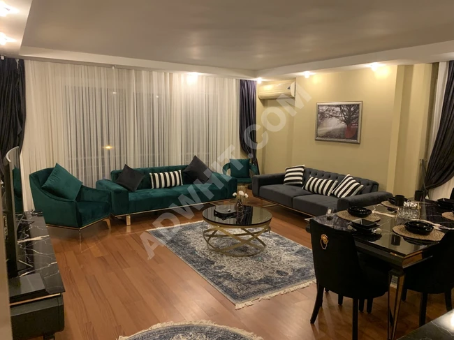 Beylikdüzü Beykent'te tam deniz manzaralı eşyalı kiralık daire