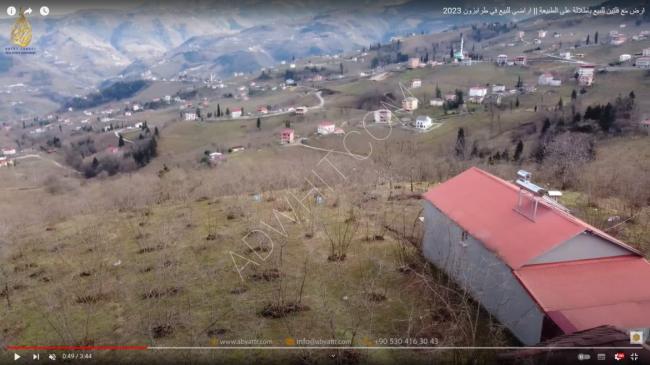 Land with two villas for sale with a view of nature || Lands for sale in Trabzon 2023