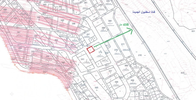 فرصة ارض للاستثمار 306m بالقرب من قناة اسطنبول الجديدة