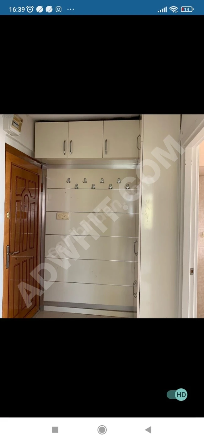 An empty two-bedroom apartment for rent in Istanbul Avcilar