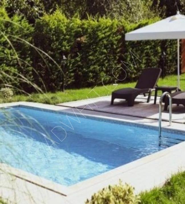 Cottages for rent in Sapanca with jacuzzi and swimming pool