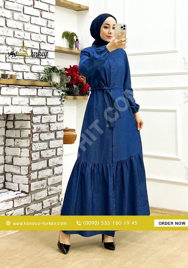 Jeans dress for veiled women