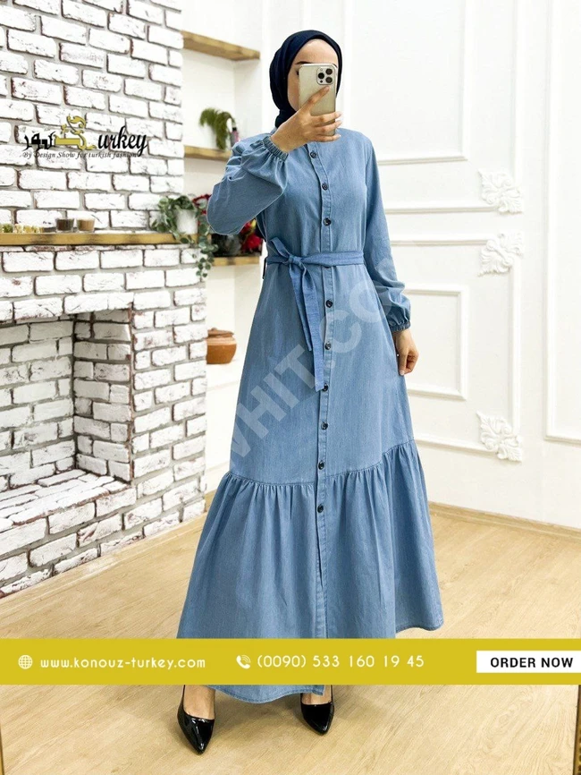 Jeans dress for veiled women