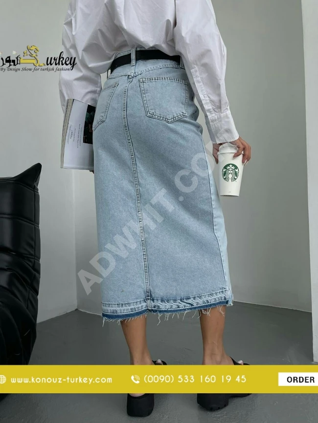 Women's jeans skirt