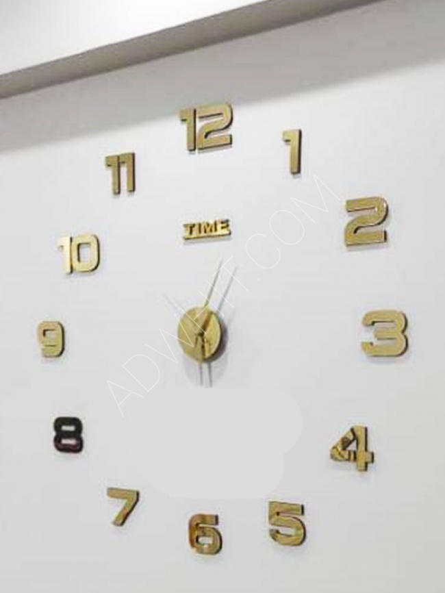 3D wall clock