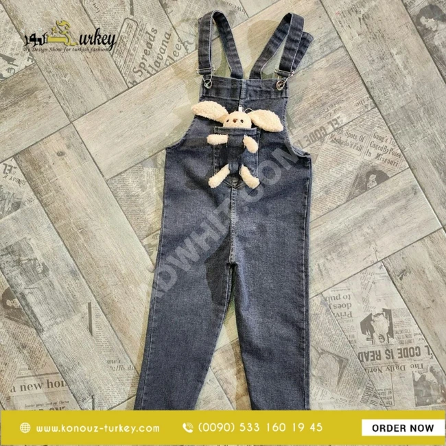 Kız Çocuk Tulum Jeans