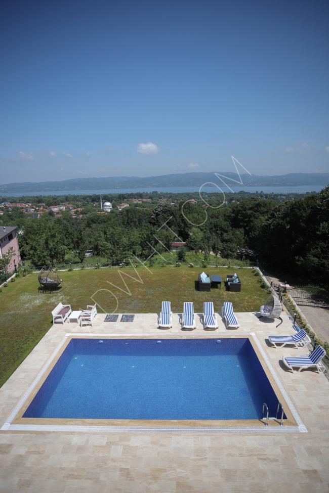Super deluxe villa in Sapanca, overlooking the lake