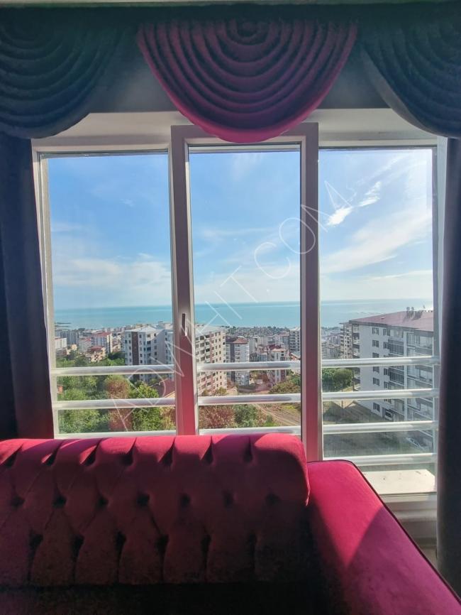 Trabzon'da turizm amaçlı kiralık lüks iki yatak odalı ve salonlu eşyalı daireler