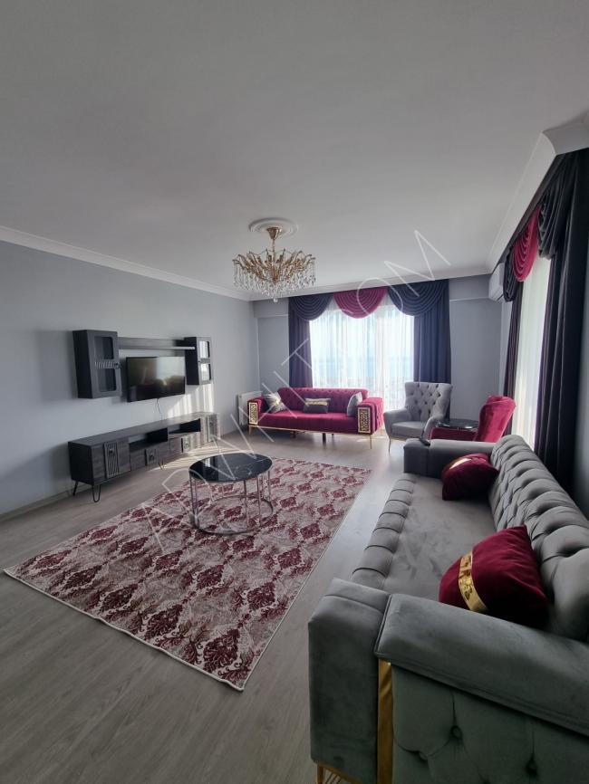 Trabzon'da turizm amaçlı kiralık lüks iki yatak odalı ve salonlu eşyalı daireler