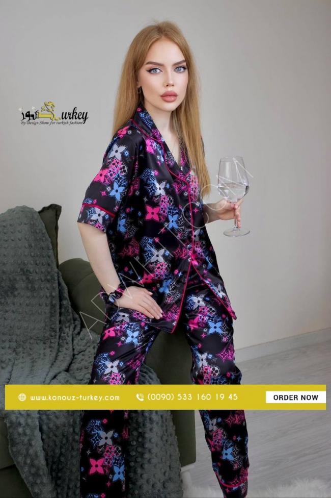 Kadın Saten Pijama Takımı