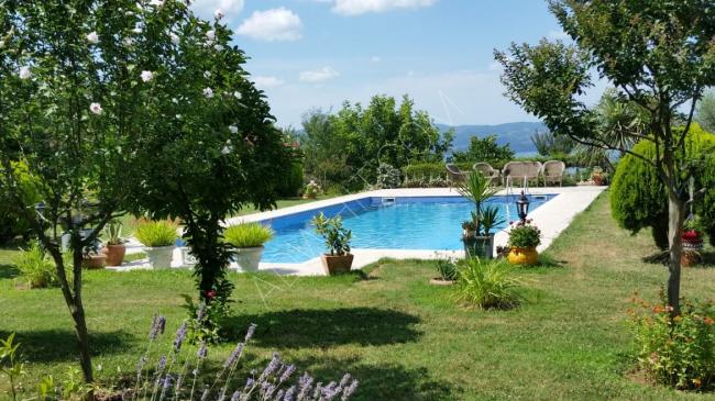 A large villa overlooking Sapanca Lake