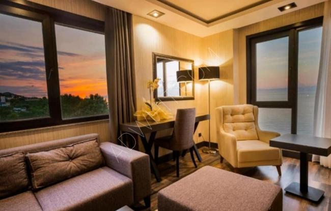 Trabzon'da deniz üzerinde otel konseptinde daireler