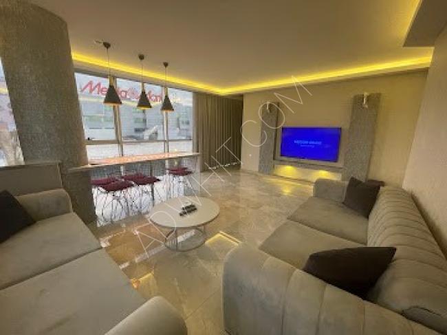 Bursa'da üç oda, bir salon, mutfak, iki banyo ve balkon Marka AVM'ye yakın otel konseptinde daireler