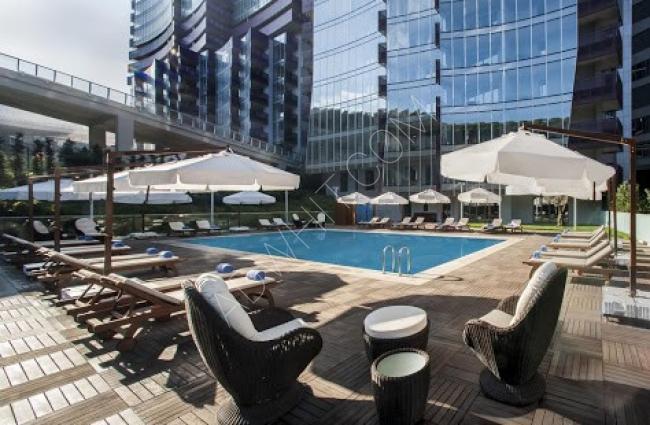 شقق فندقيه للايجار الشهري بسعر 3700 دولار شهر شامل الخدمات في اسطنبول مسلك 