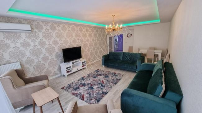 Furnished apartment in Trabzon, three rooms, a hall, a swimming pool for women and a swimming pool for men