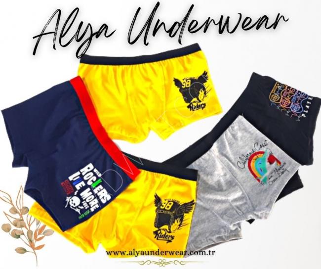 A Turkish company for the production of cotton underwear for children - boxers and slippers for young children from 3 to 16 years old