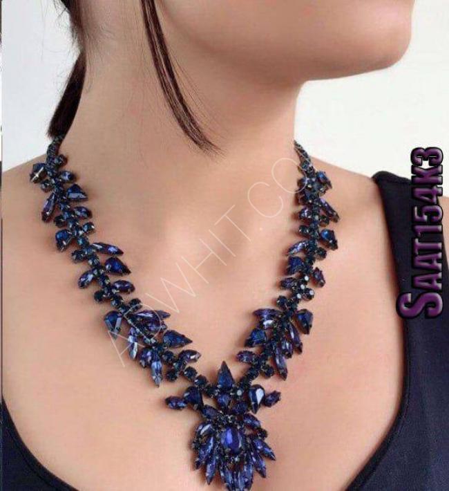Top quality women's accessories necklace with diamonds 