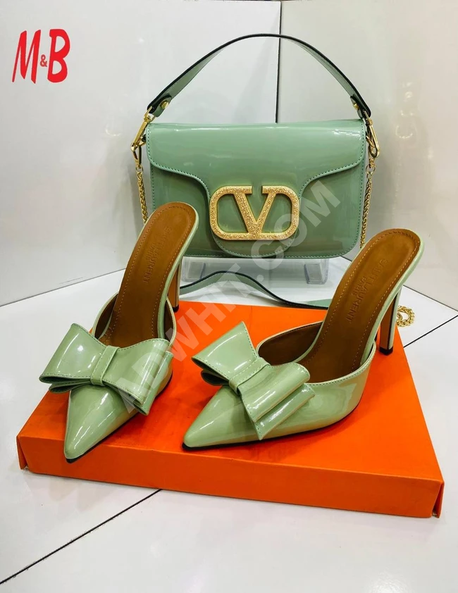 Valentino top quality bag and heel set