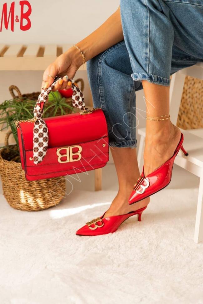 Balenciaga seti, çanta ve topuklu ayakkabı