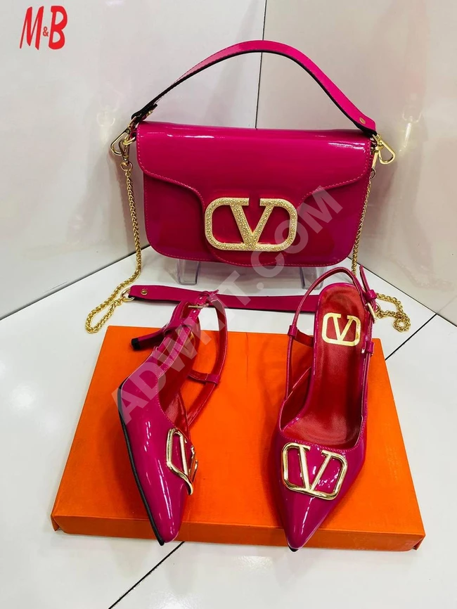 Valentino bag and heel 