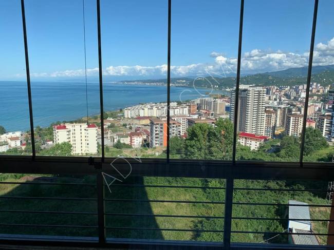 Trabzon Yomra'da dört yatak odalı bir otel konseptinde daire