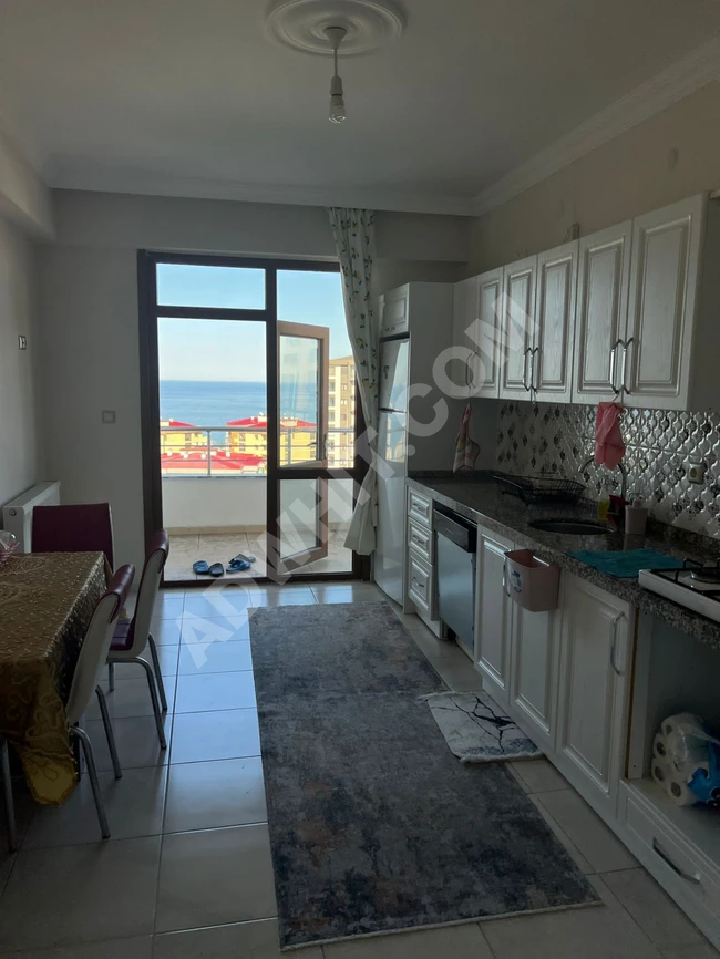 3+1 apartment in the most beautiful location of Trabzon Kaştu Yomra with open sea view