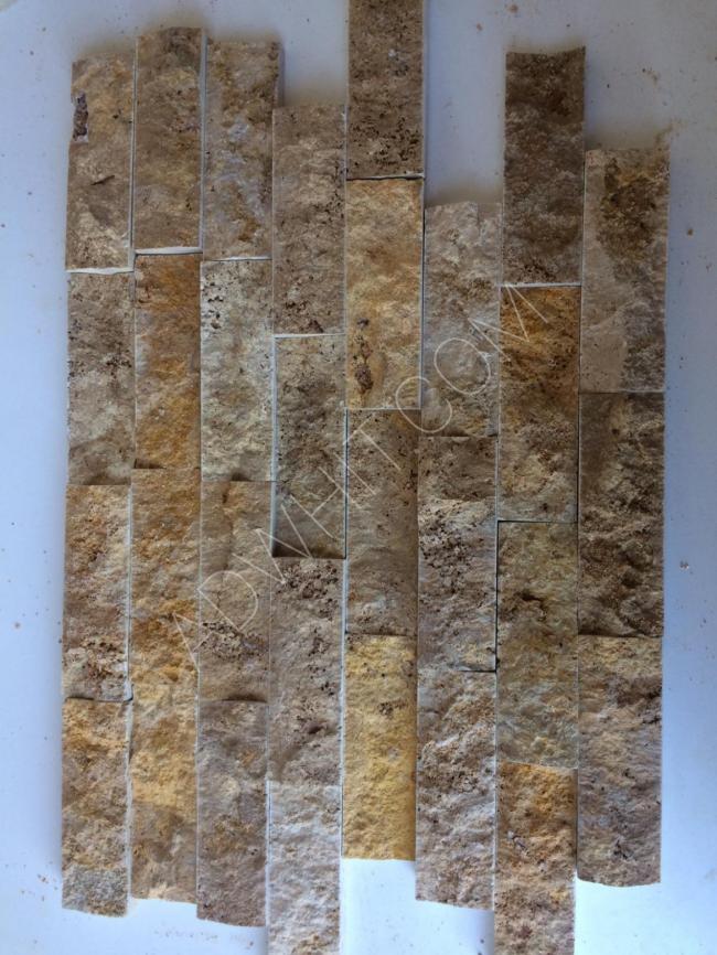 Split face travertine Available in all sizes panels and mini panels 