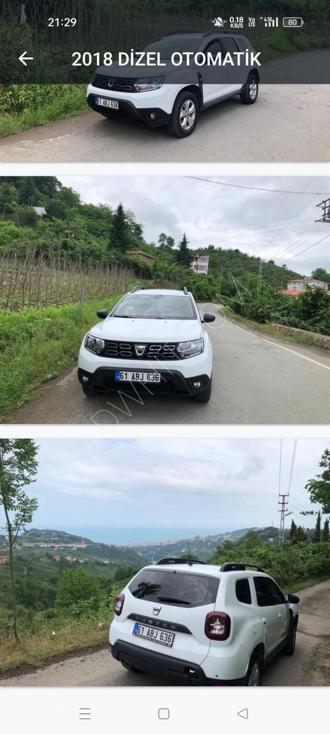 Duster 2022 for daily rent in Trabzon