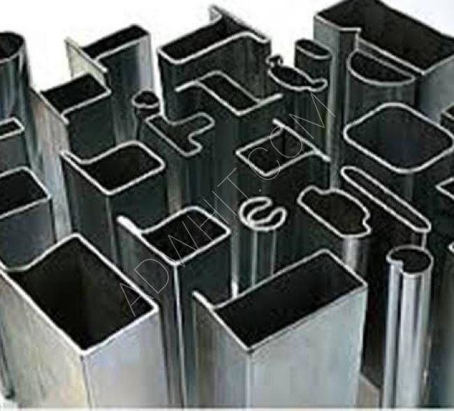 Custom manufacturing for all aluminum and iron profiles with international specifications.