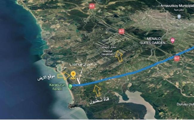 اراضي قناة اسطنبول مشروع القرن