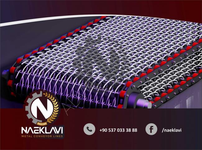 Metal conveyor belt - Specialists in the manufacturing of metal conveyor belts.