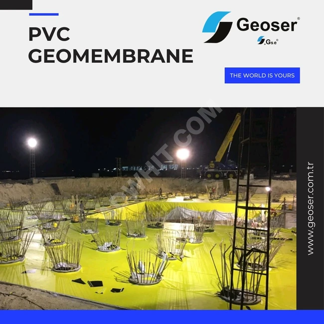 PVC geomembran