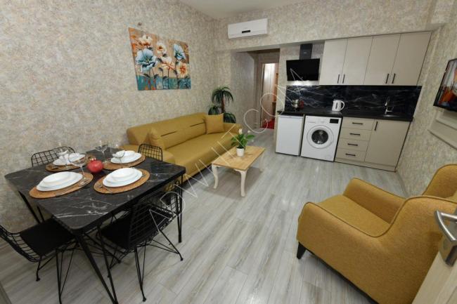 A hotel apartment in Şişli.