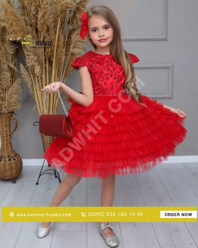 Girls' evening dress