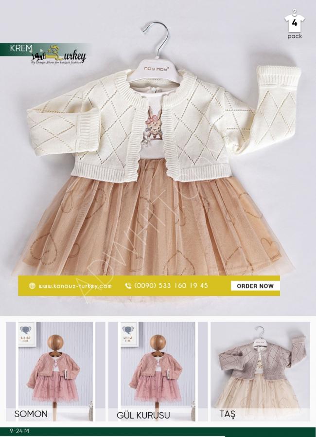 Baby dress with a jacket