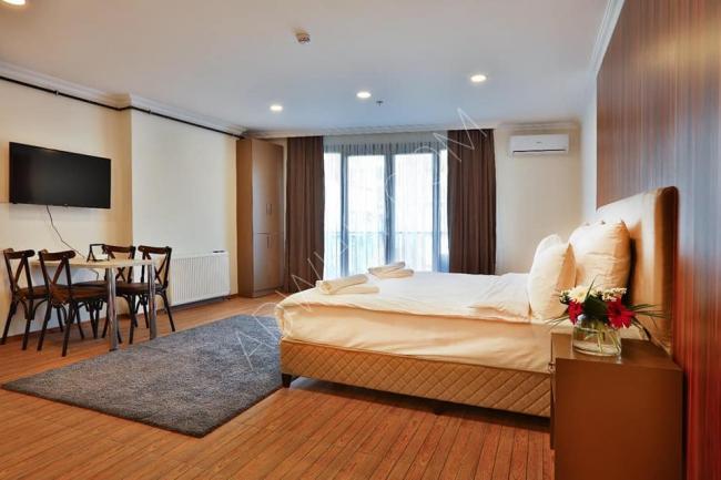 A two-bedroom hotel apartment in Sisli.