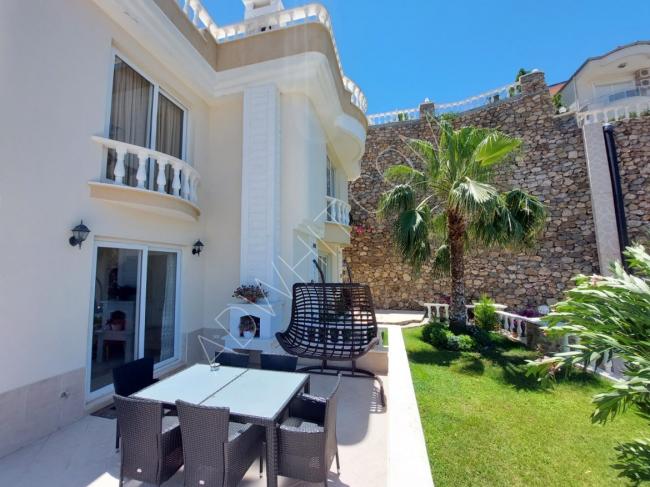 A distinctive residential villa for sale in Alanya city.
