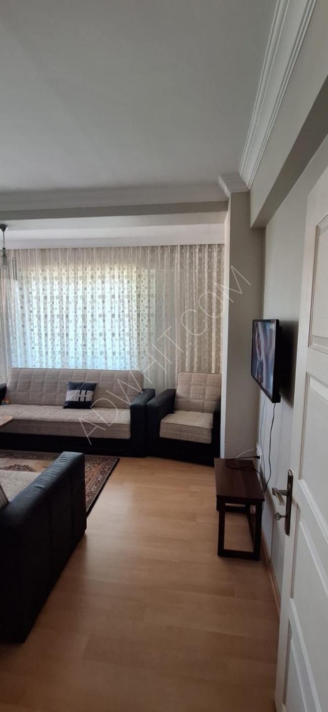 A duplex apartment for sale in Ismetpasa neighborhood, 4+1 fully furnished