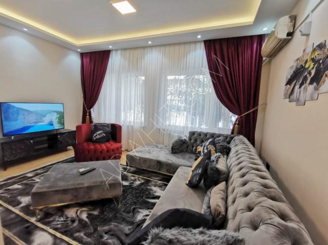 A super deluxe furnished apartment for tourist rent in Nisantasi neighborhood