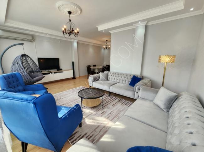 A furnished 3+1 super deluxe apartment for tourist rent in the area of (Sisli)