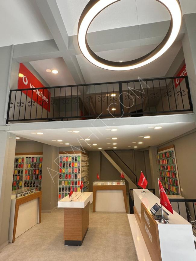 İstanbul , Bahçeşehir bölgesinde bir dükkan - Şu anda Vodafone şirketine mükemmel bir finansal getiri ile kiralanmış