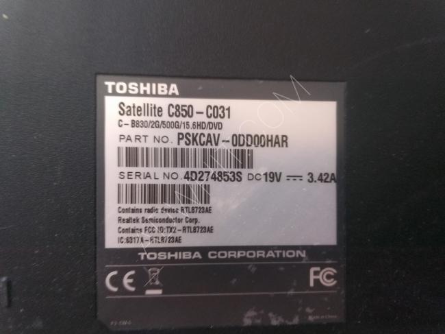 Toshiba Satellite İkinci el Satılık laptop